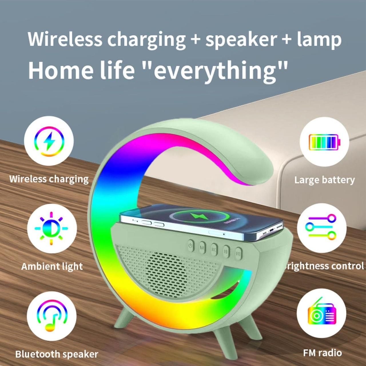3 in 1 Lamp + Speaker + Wireless Charging