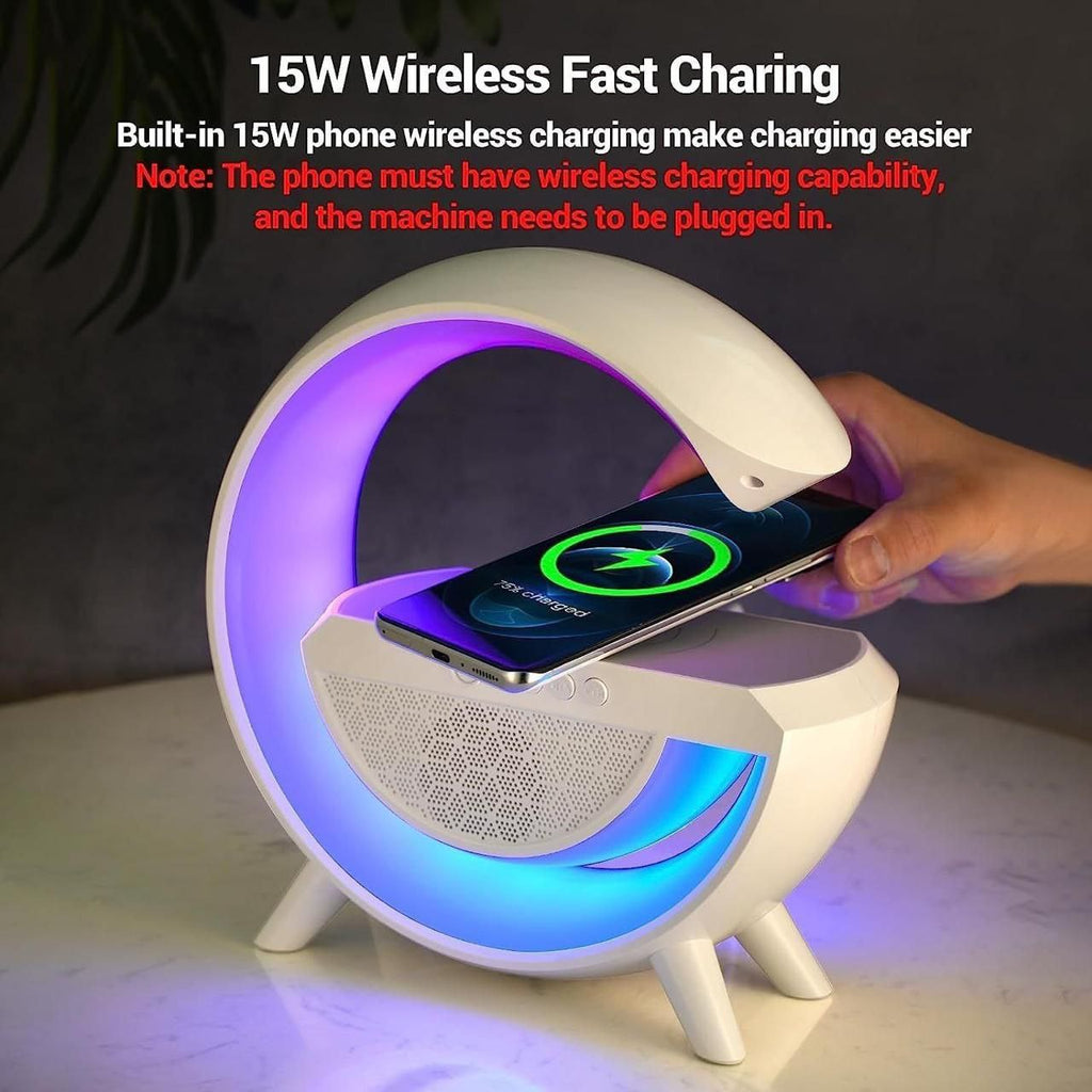 3 in 1 Lamp + Speaker + Wireless Charging